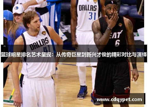 篮球明星排名艺术呈现：从传奇巨星到新兴才俊的精彩对比与演绎